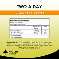 New Leaf Potassium Tablets